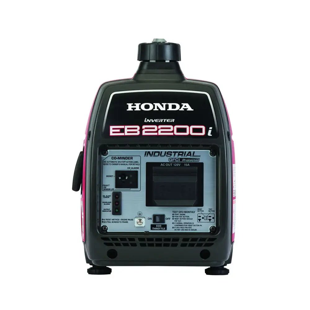 Industrial Generator Gas 121cc 2200W with CO Minder EB2200ITAN from HondaQuantumX Chargers