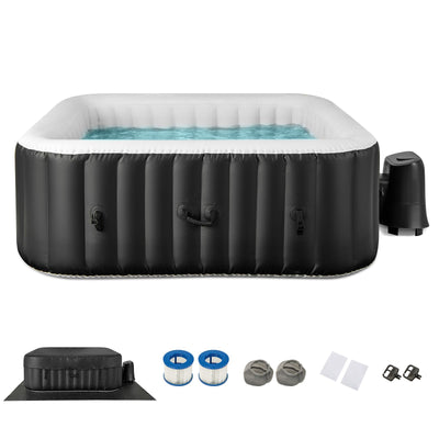 Inflatable Hot Tub, Blowup Pool Hottub, Portable Outdoor Water SPAQuantumX Chargers