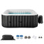 Inflatable Hot Tub, Blowup Pool Hottub, Portable Outdoor Water SPAQuantumX Chargers