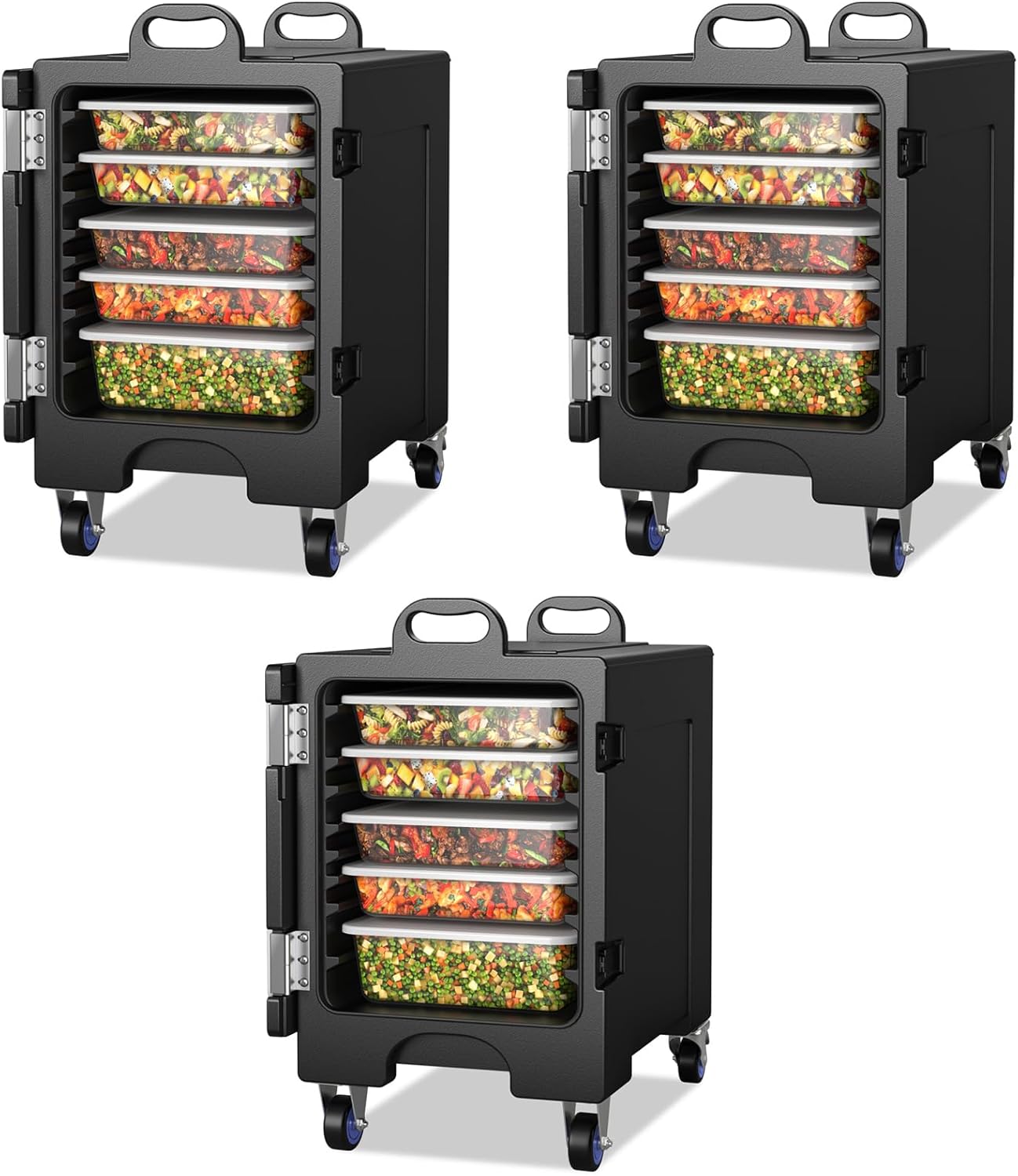 Insulated Food Pan Carrier for 5 Full - size PansQuantumX Chargers
