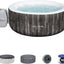 Large Round 2 to 4 Person Inflatable Hot Tub Portable Outdoor Spa with 120 AirJets and EnergySense Cover. GreyQuantumX Chargers