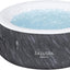 Large Round 2 to 4 Person Inflatable Hot Tub Portable Outdoor Spa with 120 AirJets and EnergySense Cover. GreyQuantumX Chargers