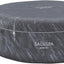 Large Round 2 to 4 Person Inflatable Hot Tub Portable Outdoor Spa with 120 AirJets and EnergySense Cover. GreyQuantumX Chargers