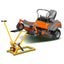 Lawn Mower Lift with Hydraulic Jack, 26 Inches Lawn Mower Lift, Welded Solid Steel Construction, Weight Capacity 500 LBS, for Riding Lawn Mowers Tractors, ATVs MaintenanceQuantumX Chargers