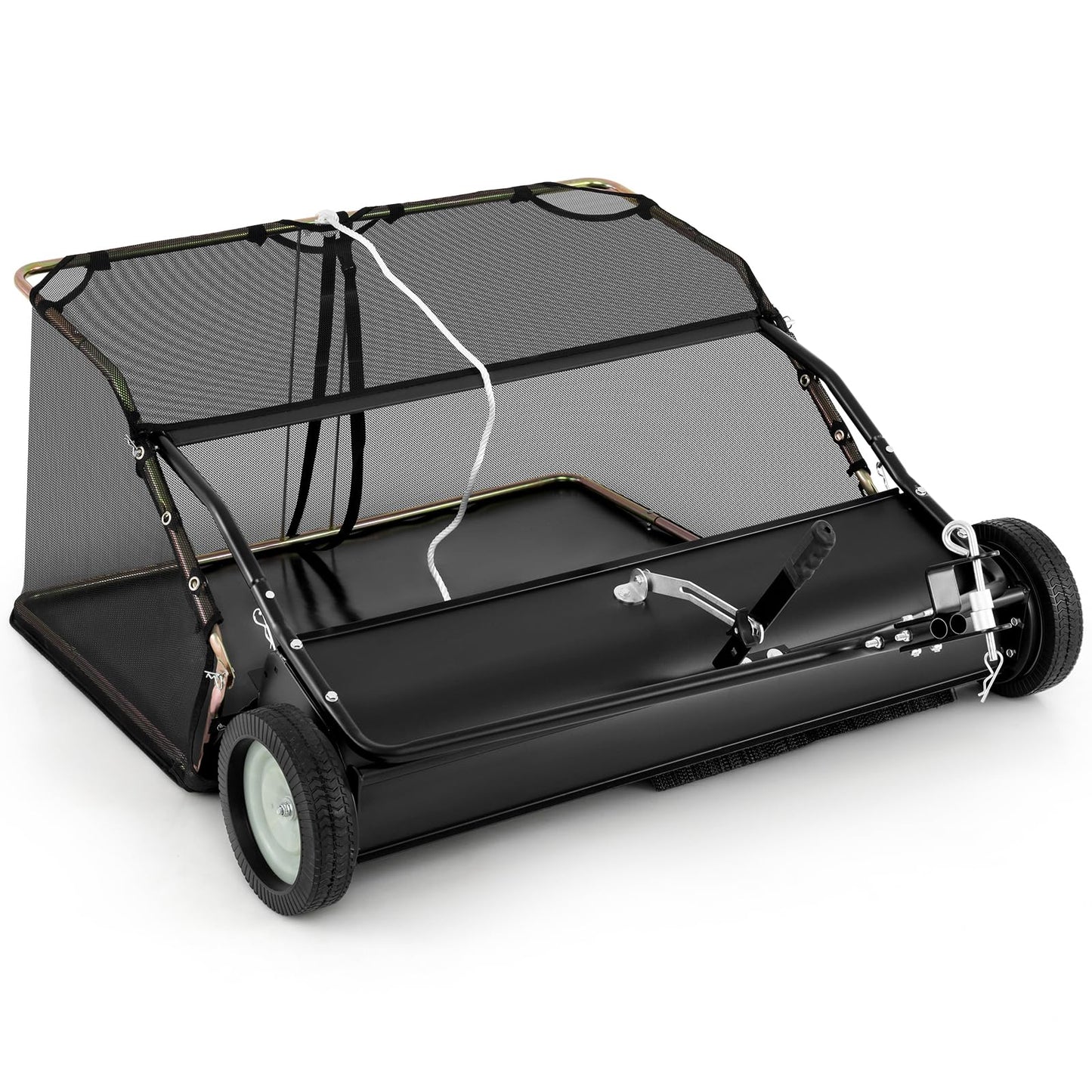 Lawn Sweeper Tow Behind with Large - Capacity Hopper BagQuantumX Chargers