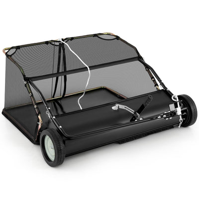 Lawn Sweeper Tow Behind with Large - Capacity Hopper BagQuantumX Chargers