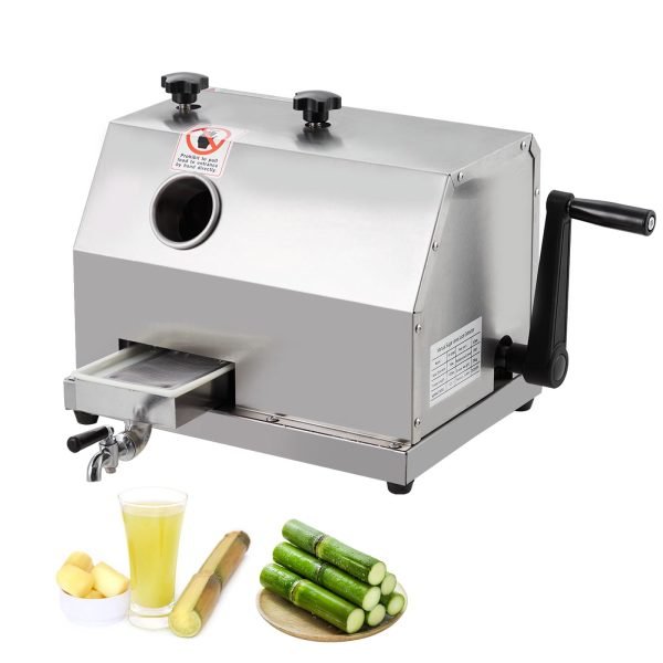 Manual Sugar Cane Juicer Machine, Sugar Cane Press with 3 Stainless Steel Drums and 2.4 - inch Large Inlet, Sugarcane Juice Machine with 110LBS/H, Suitable for Home/Commercial UseQuantumX Chargers