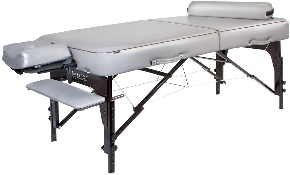 Massage Table Package with 30Memory Foam,Dove GreyQuantumX Chargers