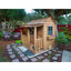 Outdoor Living Today Little Squirt 6 ft. Cedar Playhouse with Windows and Dutch DoorQuantumX Chargers