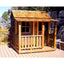Outdoor Living Today Little Squirt 6 ft. Cedar Playhouse with Windows and Dutch DoorQuantumX Chargers