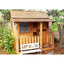 Outdoor Living Today Little Squirt 6 ft. Cedar Playhouse with Windows and Dutch DoorQuantumX Chargers