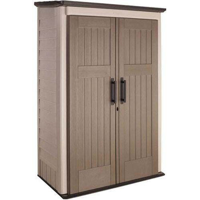 Outdoor Storage Shed, 52 Cu.Ft., Weather - Resistant, Lockable DoorsQuantumX Chargers