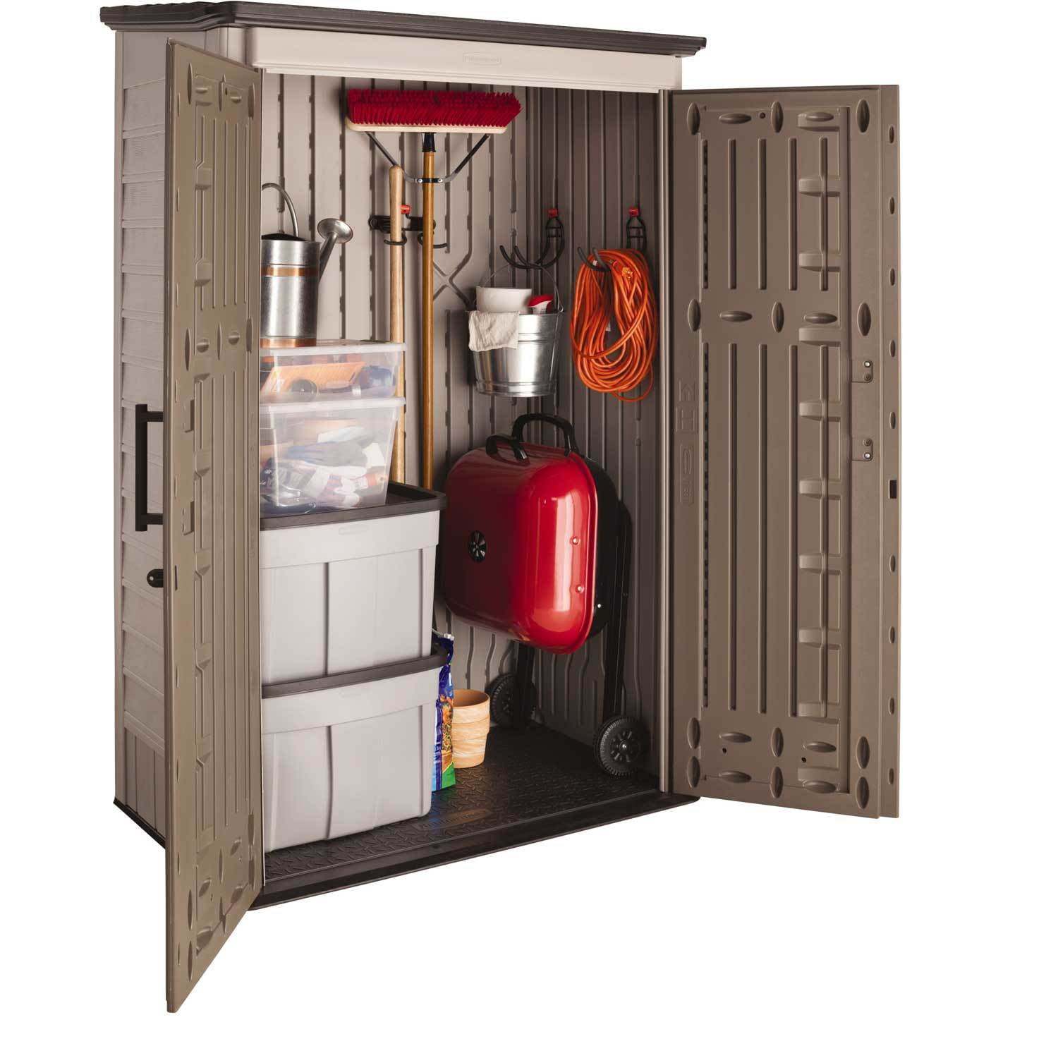 Outdoor Storage Shed, 52 Cu.Ft., Weather - Resistant, Lockable DoorsQuantumX Chargers