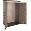 Outdoor Storage Shed, 52 Cu.Ft., Weather - Resistant, Lockable DoorsQuantumX Chargers