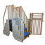 Plastics Above Ground Pool System, Warm Gray, with Blue Steps & ClosureQuantumX Chargers