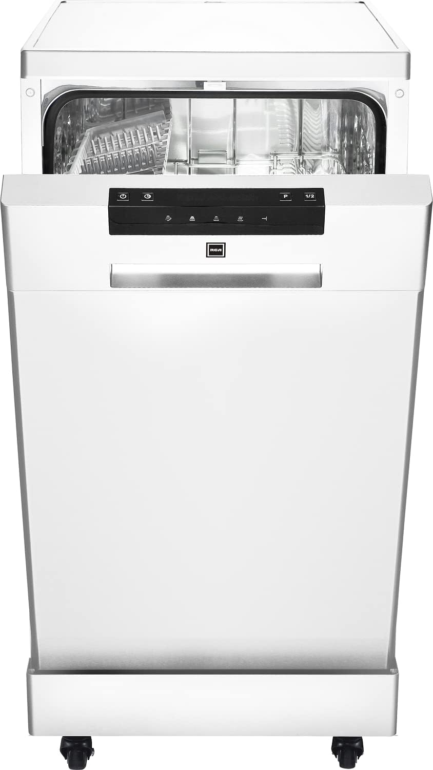 Portable Dishwasher, 18in Wide, 8 Place Settings Capacity, WhiteQuantumX Chargers