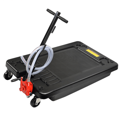 Portable Oil Drain Pan with Pump 17 Gallon Low Profile Oil Change Pan for Truck Car with 8' HoseQuantumX Chargers
