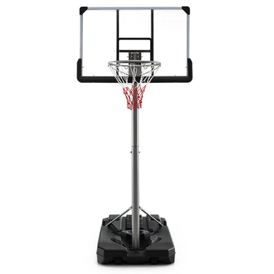 Portable Outdoor Basketball Hoop 64 - 79 Adjustable Poolside Basketball Goal System with 44" Backboard Wheeled Fillable BaseQuantumX Chargers