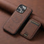 Premium 2 - in - 1 Leather Wallet & MagSafe iPhone Case - Litchi BlueQuantumX Chargers