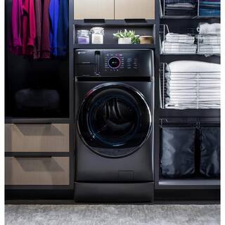 Profile 4.8 cu. ft. UltraFast Combo Washer Dryer with Ventless Heat Pump Technology in Carbon GraphiteQuantumX Chargers