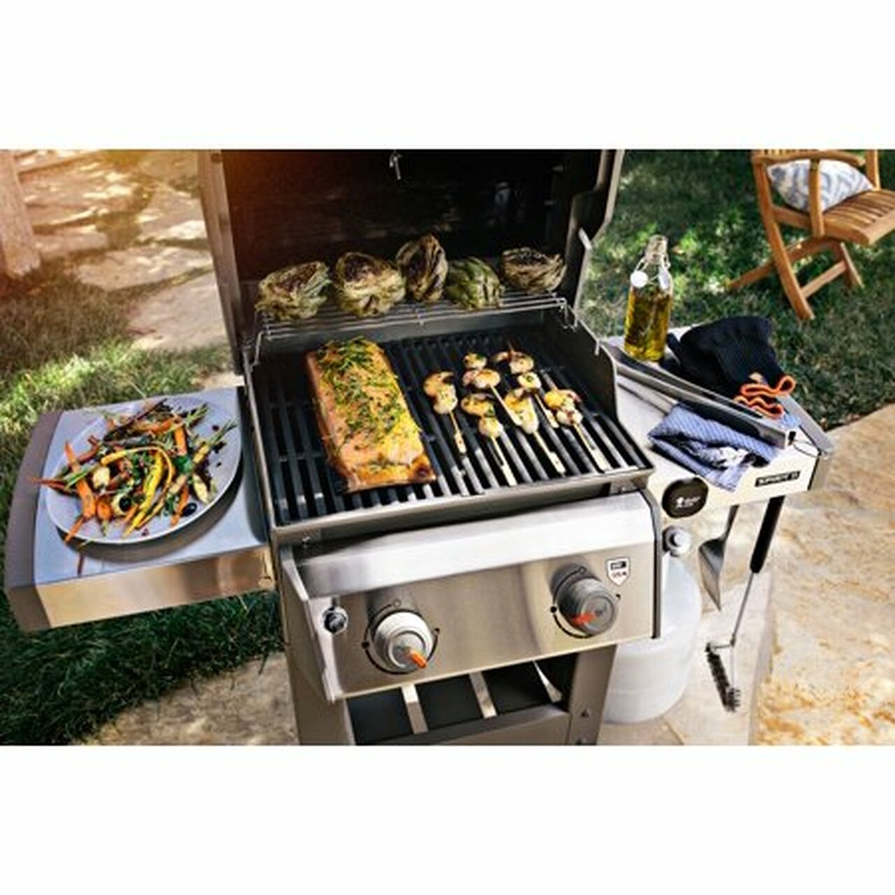 Propane Gas Grill, BlackQuantumX Chargers