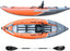 Rover 120/220 Inflatable Tandem White - Water Kayak with High Pressure Floor and EVA Padded Seats with High Back Support, Includes Action Cam Mount, Aluminum Paddles, Pump and MoreQuantumX Chargers