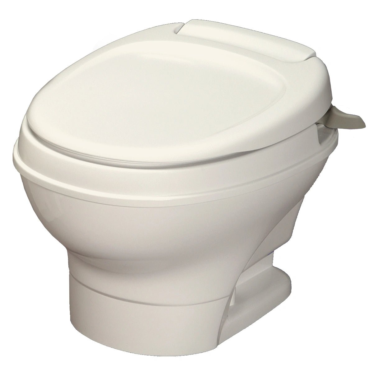 RV Toilet, Hand Flush, Low, ParchmentQuantumX Chargers