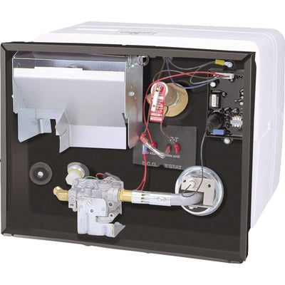 RV Water Heater , 6 Gallon, Gas, Polar White, Patented U - Tube DesignQuantumX Chargers
