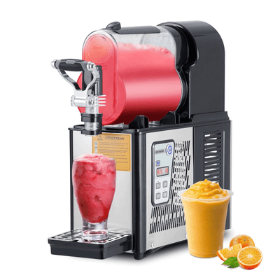 Slushie Machine 3L Stainless Steel Self - Cleaning Slushy Maker for Frozen Drinks,Snow Melting Ideal for Home,Coffee Shop,RestaurantQuantumX Chargers
