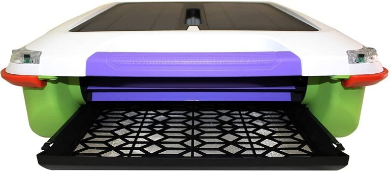 Solar Breeze Automatic Robot Solar Pool Skimmer with Easy to Empty Oversized Filter Tray and Integrated Smart Technology with Obstacle Avoidance, Plus Solar Powered Cordless DesignQuantumX Chargers