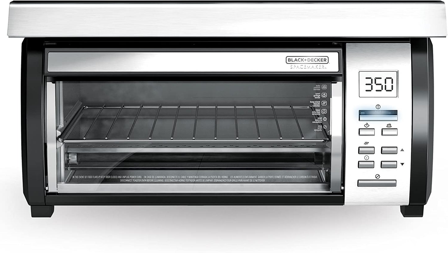 Spacemaker Under - Counter Toaster Oven, Black/Stainless SteelQuantumX Chargers