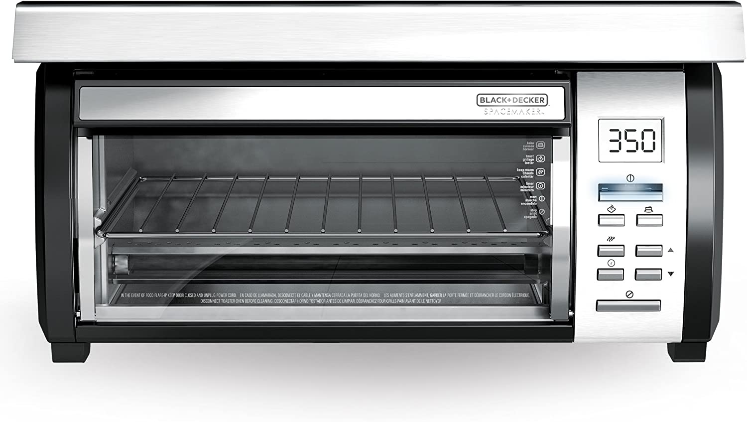 Spacemaker Under - Counter Toaster Oven, Black/Stainless SteelQuantumX Chargers