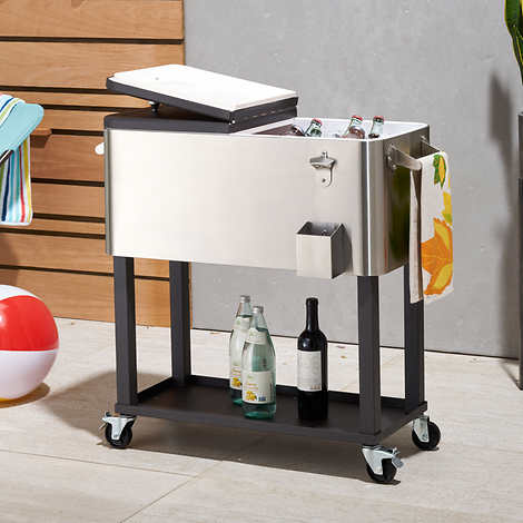 Stainless Steel Cooler with Cover (100 Quart)QuantumX Chargers