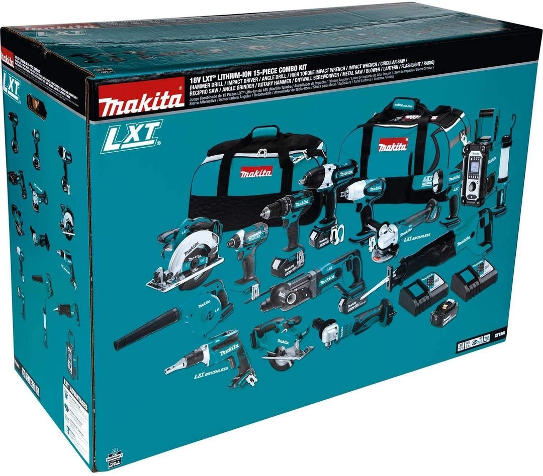 The Latest 15 Tool Combination Kit With ChargerQuantumX Chargers