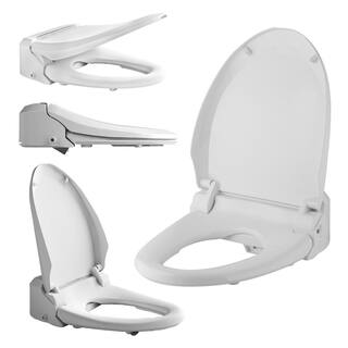USPA 6800 Luxury Electric Bidet Seat for Elongated Toilets in WhiteQuantumX Chargers