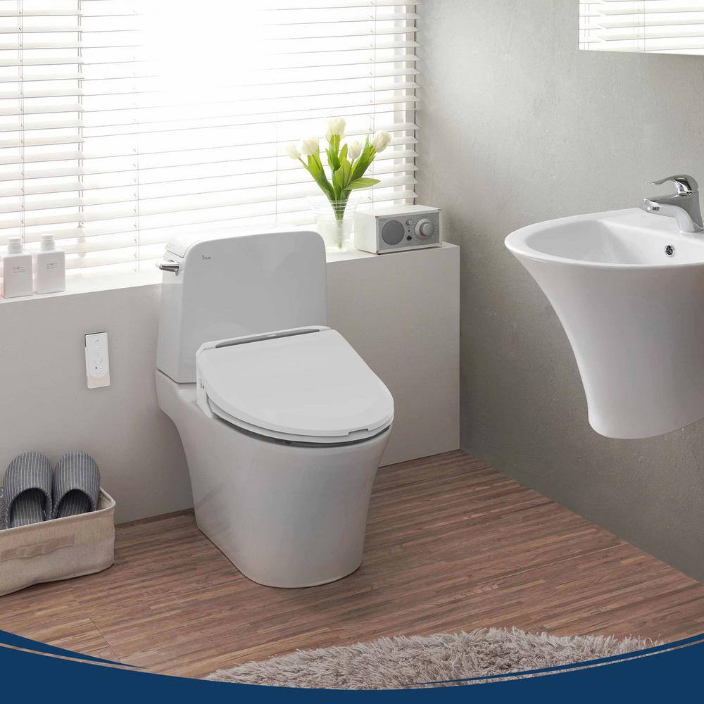 USPA 6800 Luxury Electric Bidet Seat for Elongated Toilets in WhiteQuantumX Chargers