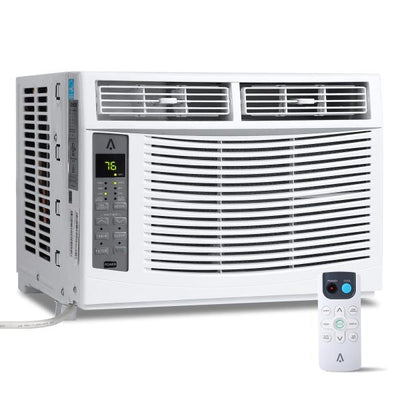 Window Air Conditioner With Reusable Filter & Controls, 6000 BTU 115V~, Suitable for 250 Sq.QuantumX Chargers