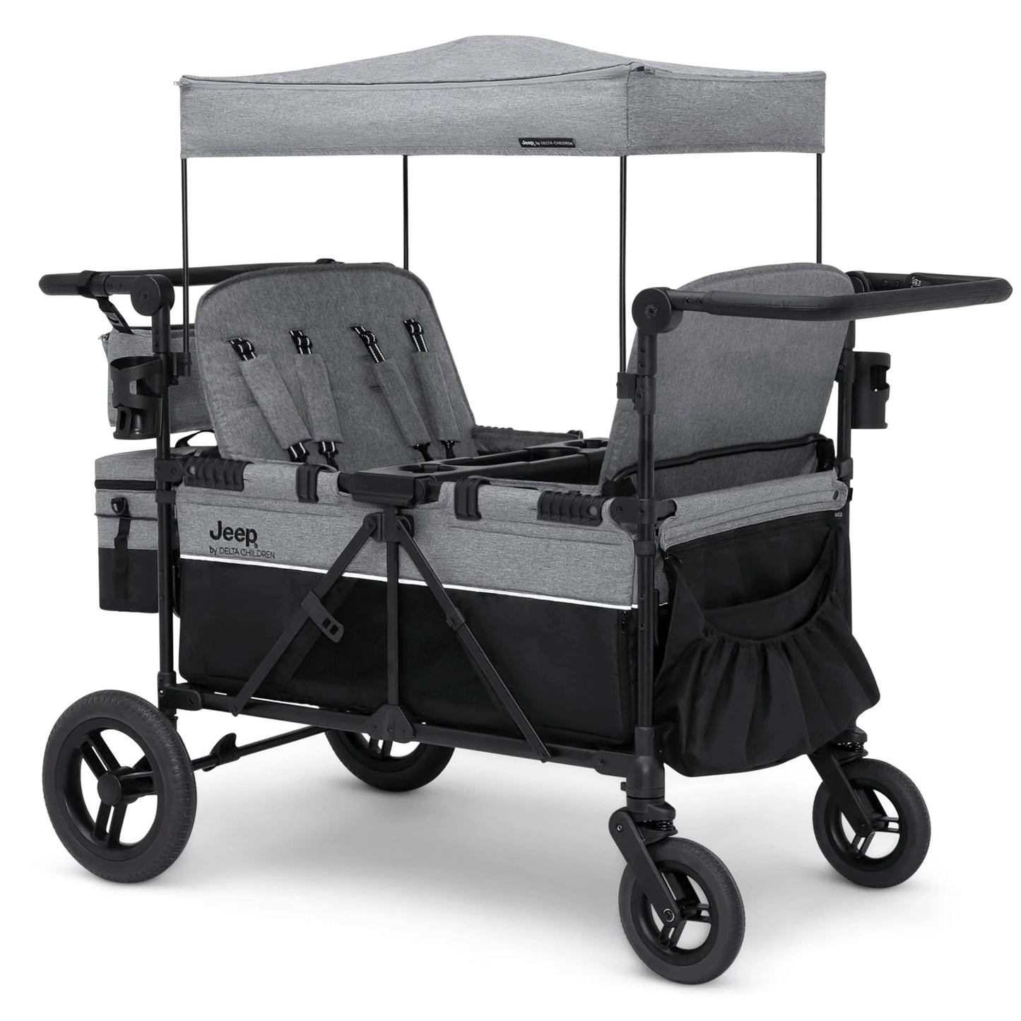 Wrangler Deluxe 4 Seater Stroller WagonQuantumX Chargers
