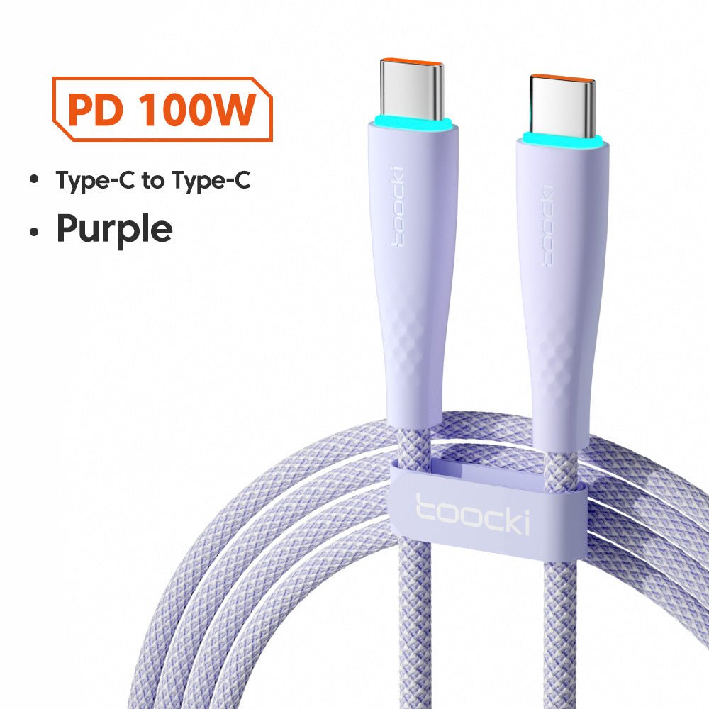 Braided 66W-100W USB C-C CableQuantumX Chargers